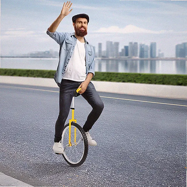 24-Inch Unicycle for Fitness, Balance, and Fun Riding Adventure