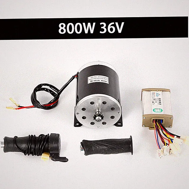 36V 800W Electric Brushed DC Motor kit E-Scooter Tricycle Bicycle Modified Kit