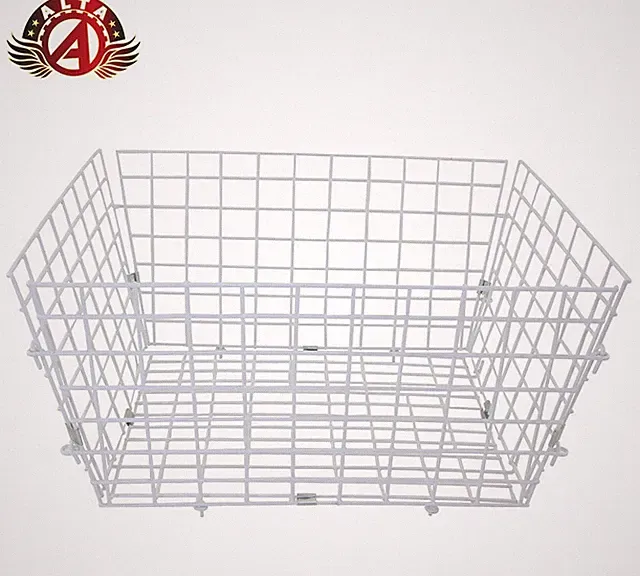 ALTA STEEL REAR WIRE TRIKE BASKET WHITE ADULT TRICYCLE REAR BASKET W/ACCESSORIES