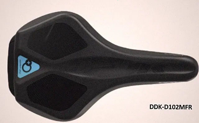 DDK Bike Saddle Seat MEMORY FOAM Comfort Plus 274 X 162 MM LOGO (NEW GENERATION)