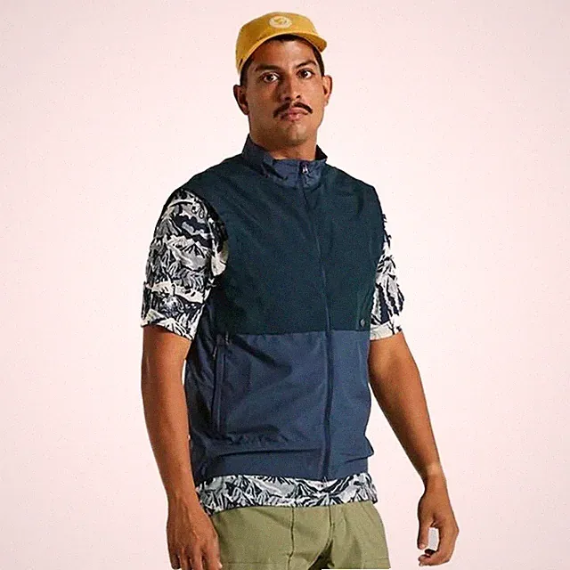 Fjallraven Men’s S/F Adventure Vest Navy Blue Specialized Cycling Large