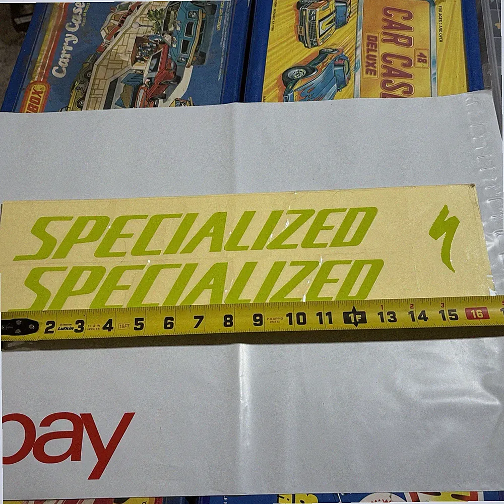 GREEN Specialized Bike Stickers Frame Cycle Cycling Bicycle Mtb window tool box