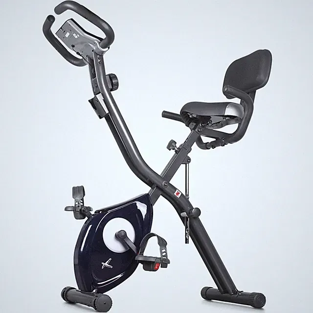 leikefitness X Bike Magnetic Upright Bicycle with Heart Rate & LCD Monitor