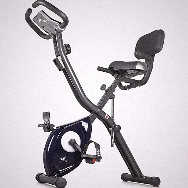 Leikefitness Magnetic X-Bike LCD Heart Rate Stationary Exercise Bike
