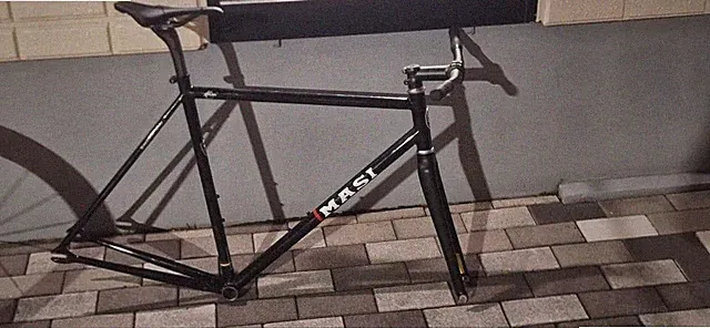 MASI Special Fixed Uno Chromoly Frame Set Black Fixed Gear Bike Used Good Japan