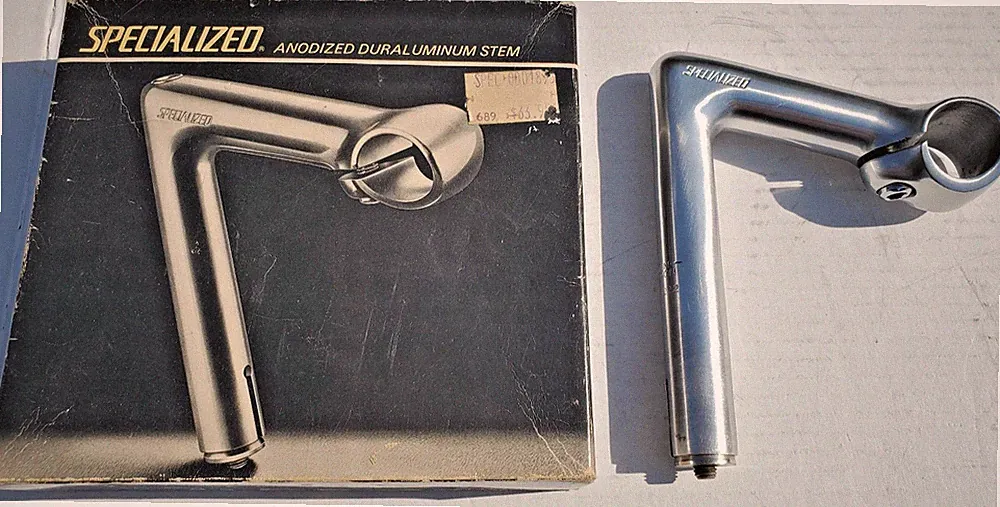 NOS Specialized Duraluminum Handlebar Stem Touring Road Bicycle Quill 22.2 100mm