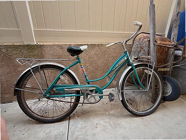 Rare 1960 Vintage Bicycle Colombian Good Year Hi-Way Patrol Special Women’s.