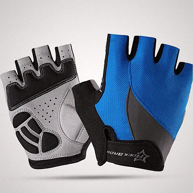 ROCKBROS Bike Bicycle Cycling Half Finger Gloves SBR Padded Anti-slip Shockproof