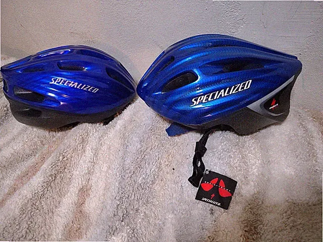 Specialized Bicycle Helmets (2) Vintage Blue