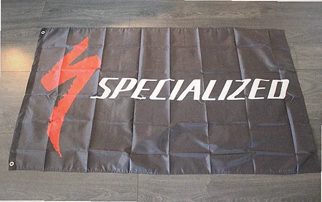 Specialized Bicycles Banner Flag Cycling Bikes Bike Shop Store Cyclist Fan 3x5
