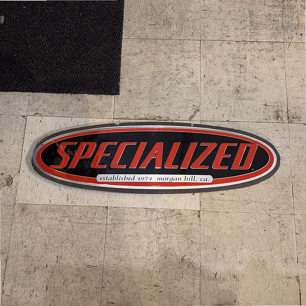 Specialized Bike Bicycle BMX Garage Shop Man Cave METAL SIGN 33x9.5
