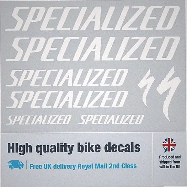 Specialized bike decals labels stickers