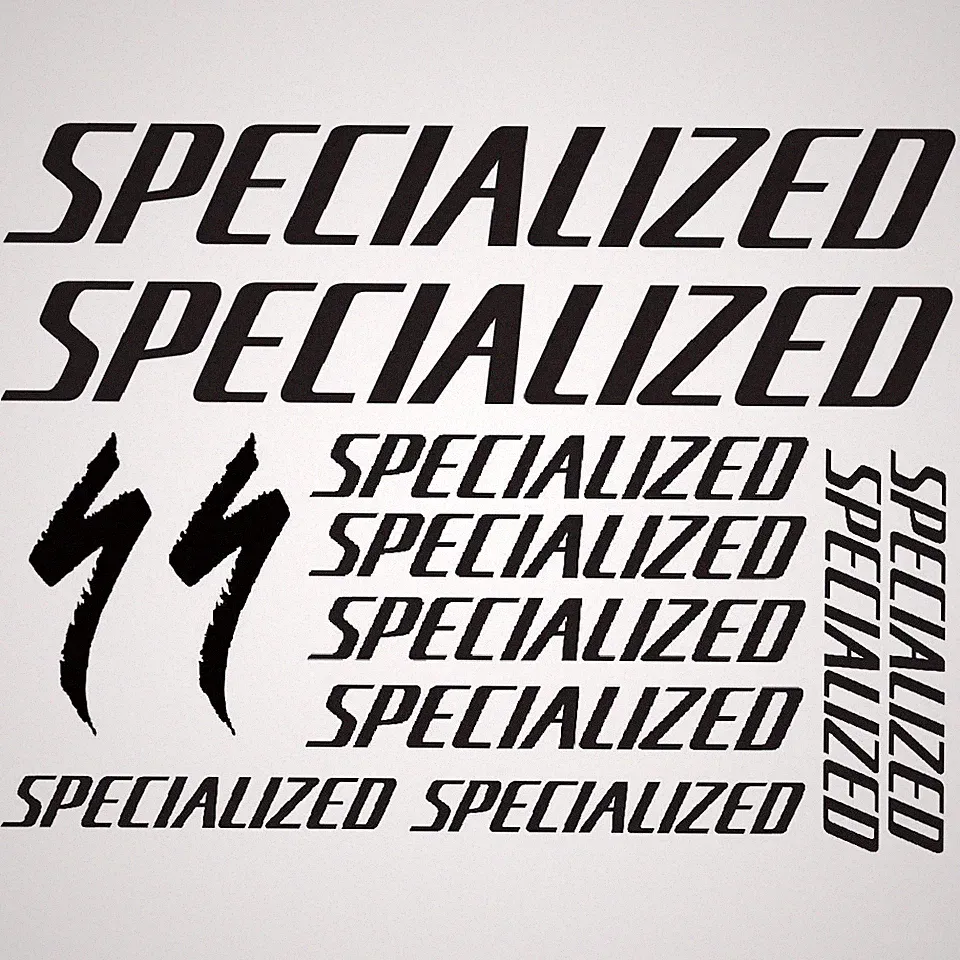 Specialized Bike Die Cut Stickers Bike Frame Cycle Cycling Bicycle Mtb Shimano