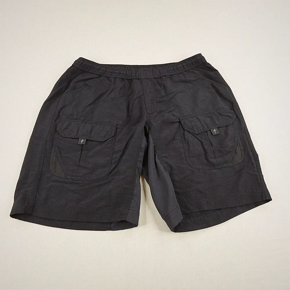 Specialized Cycling Shorts Mens Large Black Cargo MTB Mountain Bike Bicycle