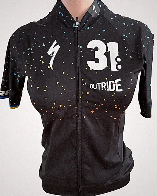Specialized Full Zip Cycle Cycling BIKE JERSEY SHIRT WOMENS Black Out Ride S