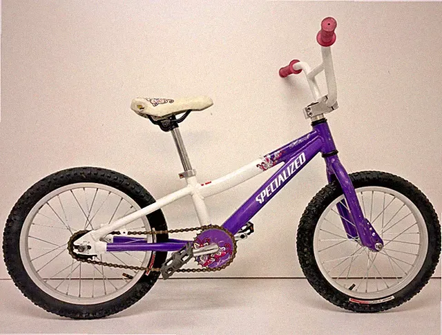 Specialized Hotrock Aluminum Coaster Brake 16" Girls Bike White/Purple GREAT