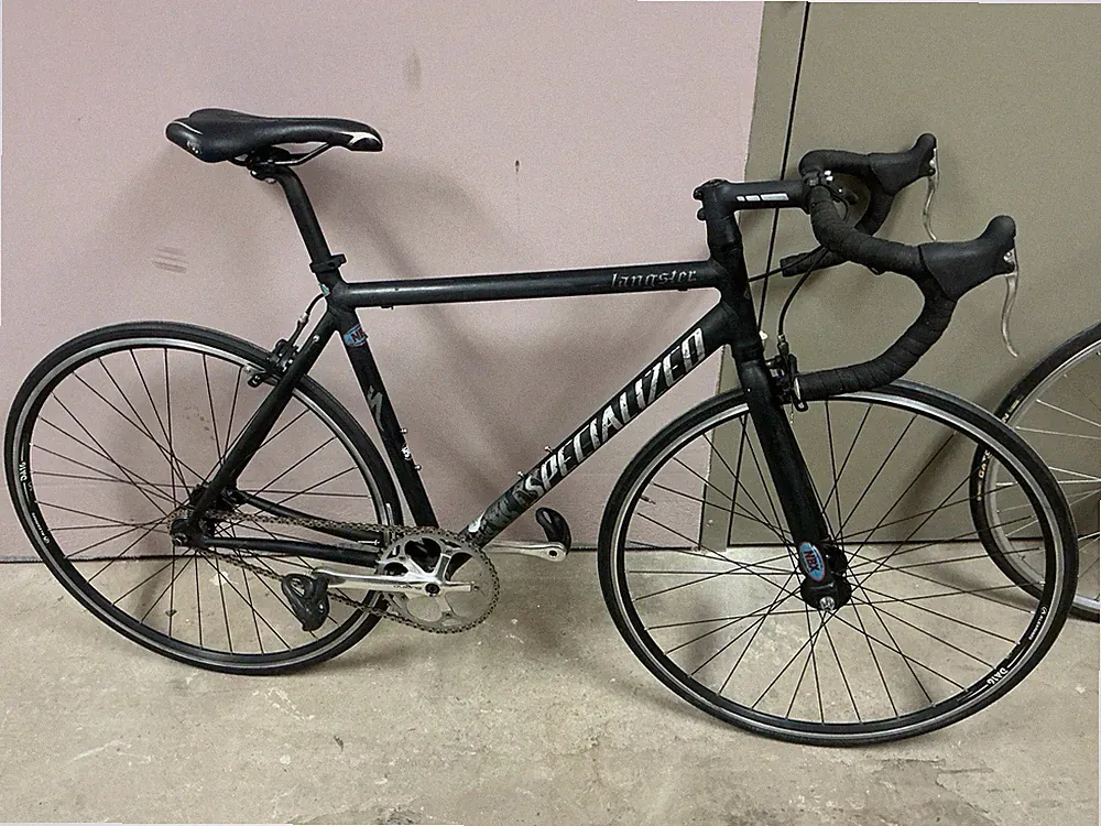 Specialized Langster Road Bike, Aluminum, 56cm, 700C, Single Speed, Black