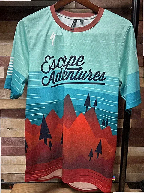 Specialized Mountain Bike Jersey Men’s Size S Escape Adventures Cycling Shirt