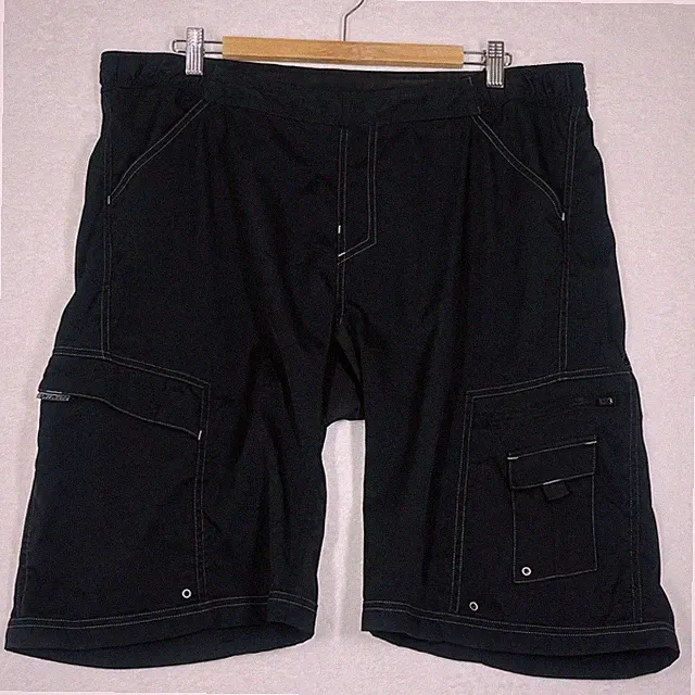 Specialized Mountain Bike Shorts Mens L Black Nylon Cargo Relaxed Fit Downhill