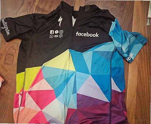 Specialized Racing Jersey and Bibs. Facebook-Instagram-Oculus branded kit. Rare