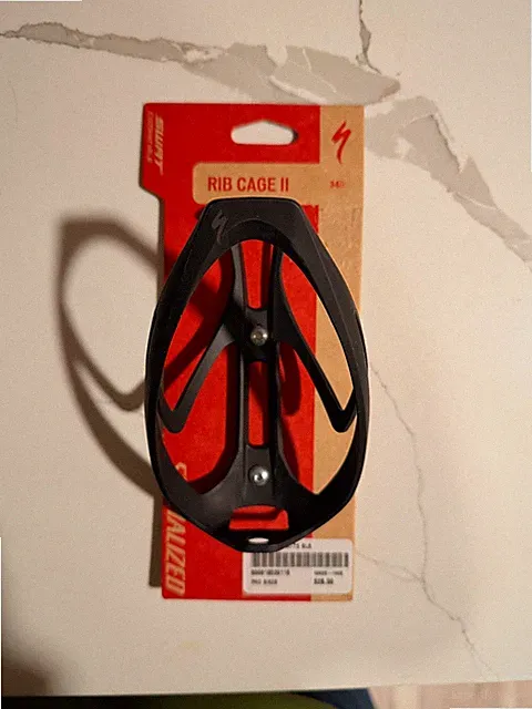Specialized Rib Cage II Water Bottle Cage - Gloss Black Water Bottle Cage