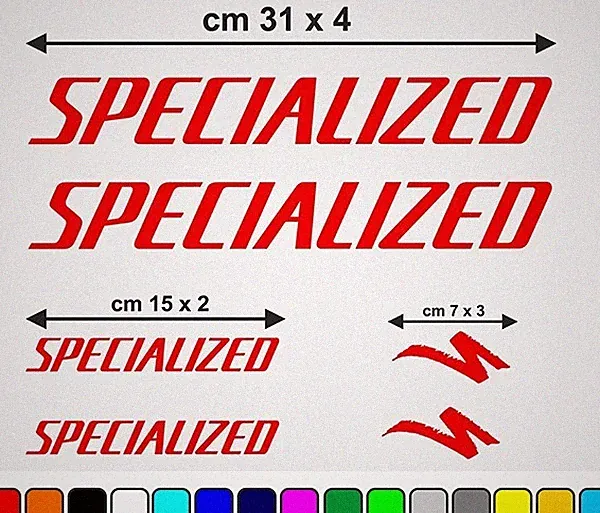 Specialized Road Bike Frame Vinyl Sticker Kit