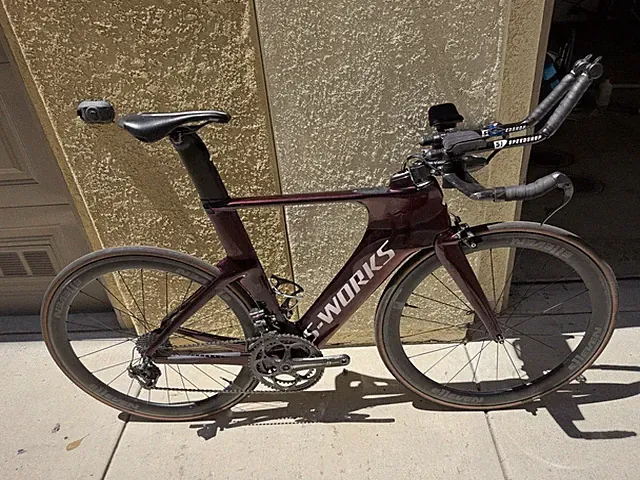 Specialized Shiv SWorks Carbon TT Triathlon Bike Campagnolo EPS Super Record 56