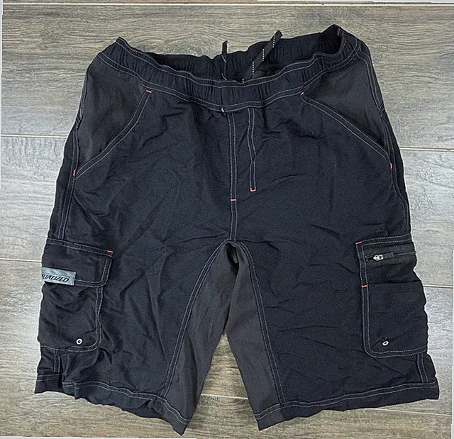 Specialized Shorts Mens Medium Black 12” Inseam Cycling Biking Cargo