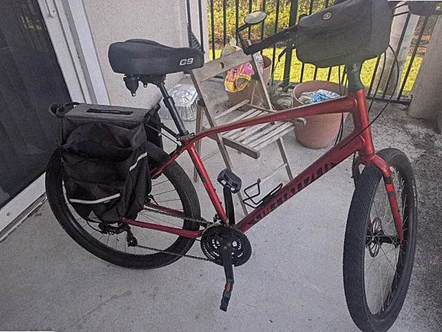 Specialized Sirrus Hybrid Bike 700C M Red/Black Mechanical Disc Brake