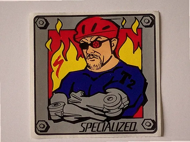 Specialized T2 MTB Terminator Collectible Sticker Todd Tanner-Reynolds Cycling