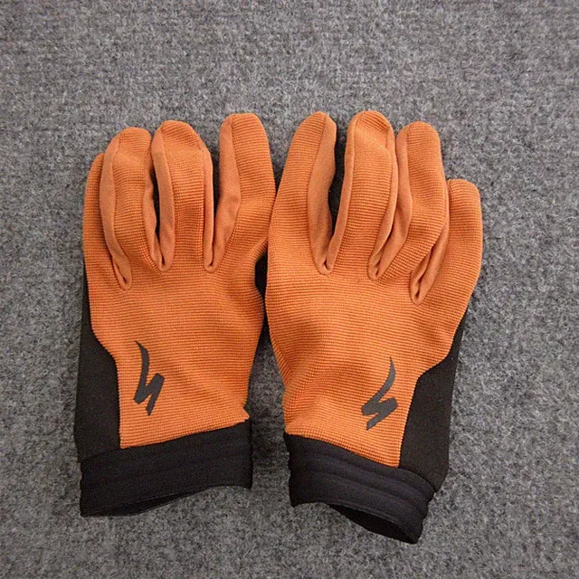 Specialized Trail Cycling Gloves Mens Medium Orange Pecan Gripper MTB Bike