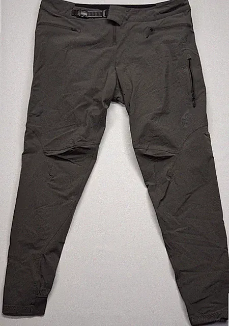 Specialized Trail Pants MTB Mens Size 38 Dark Gray Cycle Mountain Bike Belted