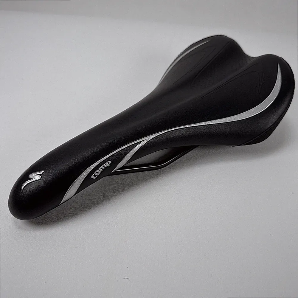 Specialized Velo Comp VL-1224 Black & Silver Bike Seat Pre-Owned