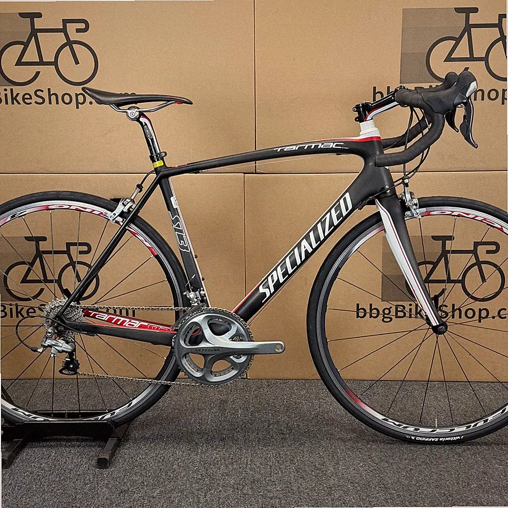 Used Specialized Tarmac, Shimano Ultegra, Carbon Fiber Road Bike, 56cm
