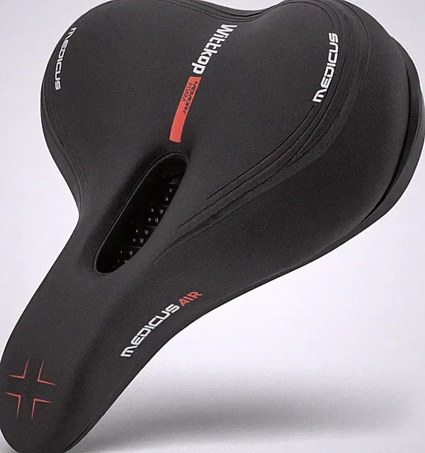 Waterproof Comfort Bike Seat for Men & Women, Mountain & Road, Wide Saddle