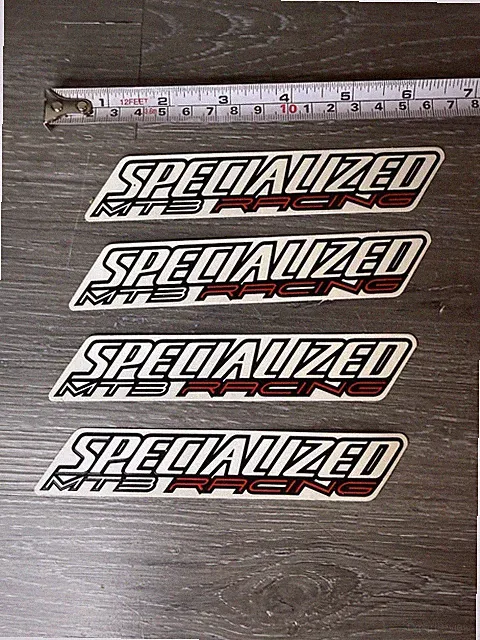 X4 Lot of Genuine Specialized MTB Racing Decal Set 2000s Mountain Bike